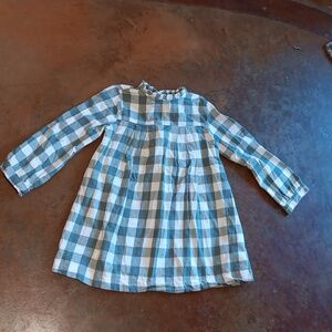 Flannel check dress